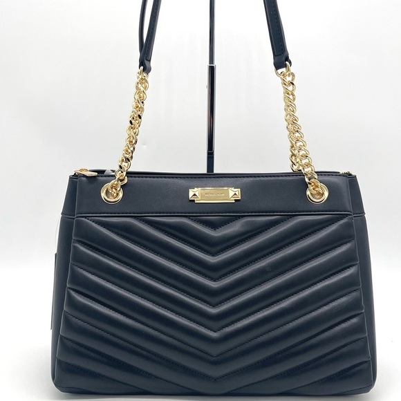 Michael Kors Handbags - Michael Kors Black Quilted Whitney Shoulder Tote Bag